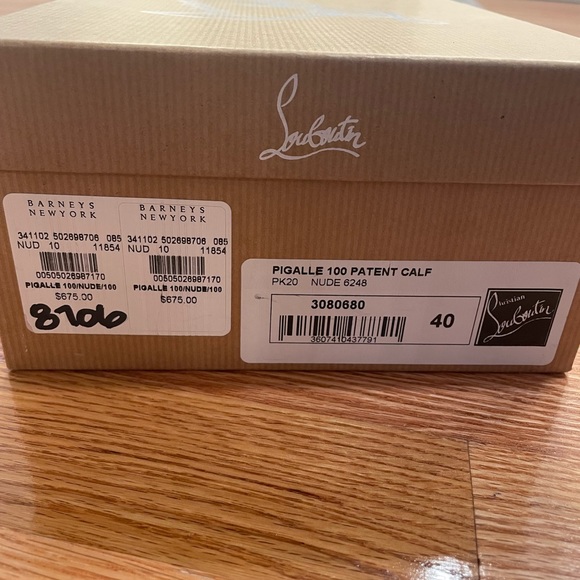 Christian Louboutin Pigalle Nude Patent Leather Heels - Picture 5 of 8